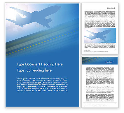 Airport Transfer Word Template 12733 | PoweredTemplate.com