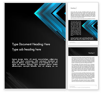 Dark Word Templates Design, Download now | PoweredTemplate.com