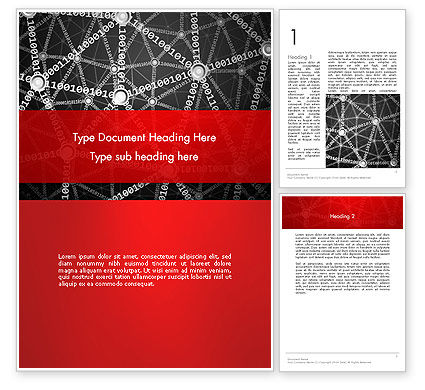 Programming Code Word Templates Design, Download now | PoweredTemplate.com
