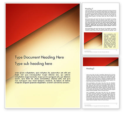 Overlapping Transparent Layers Word Template 14657 | PoweredTemplate.com