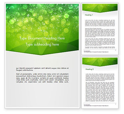 Colorful Bokeh Abstract Word Template 14627 | PoweredTemplate.com