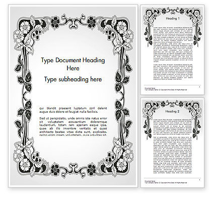 Page Border Template in Word - FREE Download