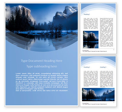 Landscape Word Templates Design, Download now | PoweredTemplate.com