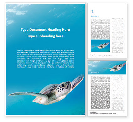 Desain Templat Word tema Alam dan Lingkungan, Download 