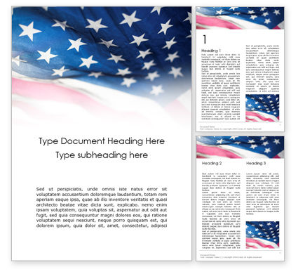 Plantilla de Word gratis - stars and stripes presentation | 15773 ...