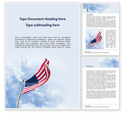 Constitution Word Templates Design, Download now | PoweredTemplate.com