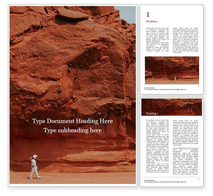 Landscape Word Templates Design, Download now | PoweredTemplate.com
