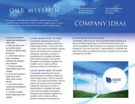 Wind Energy Brochure Template Design and Layout, Download Now, 01801 ...