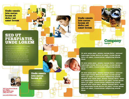 Kids Computer Brochure Template Design and Layout 