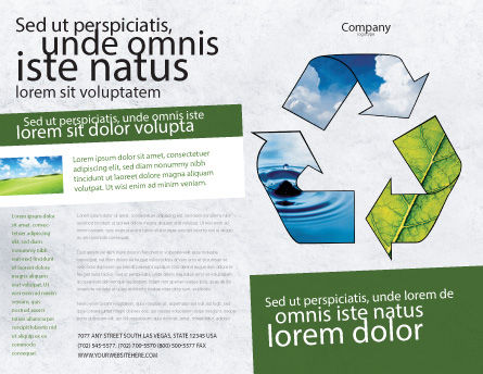 Recycle Brochure Template Design and Layout, Download Now, 06325 ...