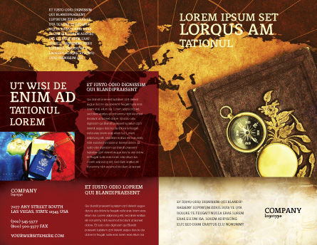 Historical Exploration Brochure Template Design And Layout, Download ...