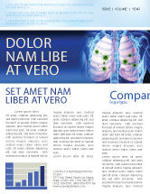 medical pulmonology newsletter template 06243