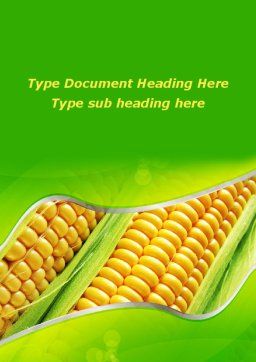ear of corn template
