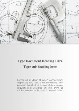 Engineering Project Word Template 10189 | PoweredTemplate.com