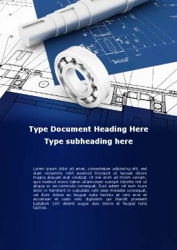 Design Word Template 10243 | PoweredTemplate.com