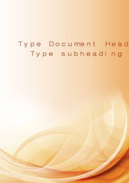 Abstraction in a Sand Color Word Template 10686 | PoweredTemplate.com