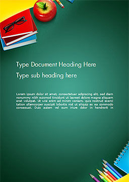 Supplies And Le On Chalkboard Word Template 14490 Supplies And Le On Chalkboard Word Template Cover Page 14490 Education Training