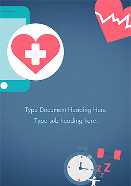 Plantilla de Word - aplicaciones de salud | 15205 | PoweredTemplate.com