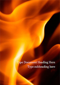 Modele Word Gratuit De Flammes De Feu 15931