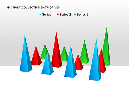 3D Charts in Yellow (Data-Driven) Collection , Slide 2, 00001, Graph Charts — PoweredTemplate.com