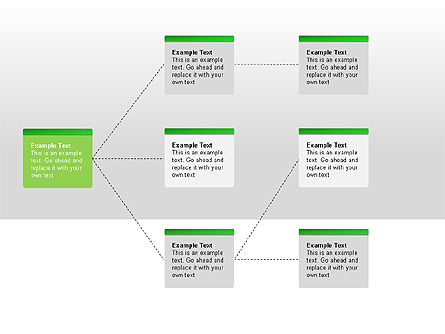 原因と結果の図, スライド 10, 00008, 樹形図 — PoweredTemplate.com