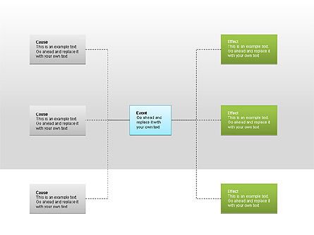 Diagrama de causa y efecto, Diapositiva 11, 00008, Diagramas de árbol — PoweredTemplate.com