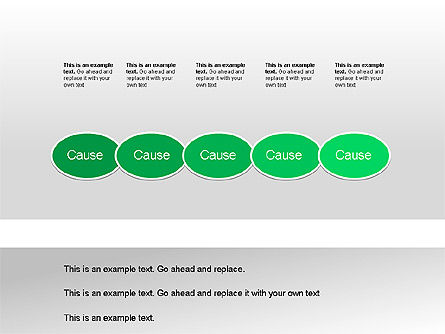 Schéma des causes et des effets, Diapositive 13, 00008, Arborescences — PoweredTemplate.com