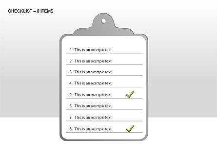 Raccolta checklist, Slide 7, 00009, Caselle di Testo — PoweredTemplate.com
