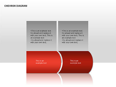 Chevron-Diagramm, PowerPoint-Vorlage, 00010, Ablaufdiagramme — PoweredTemplate.com