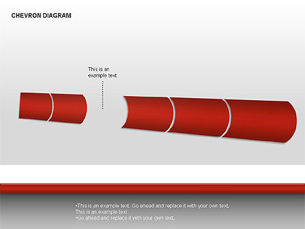 Diagramme Chevron, Diapositive 7, 00010, Schémas d'étapes — PoweredTemplate.com