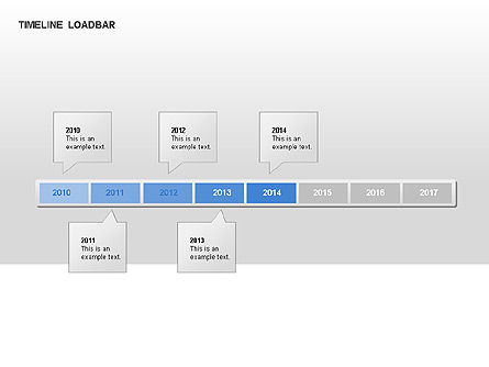 Timeline preloader diagrams, Deslizar 11, 00027, Timelines & Calendars — PoweredTemplate.com