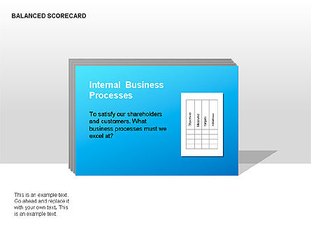 Farbiges Balanced Scorecard Diagramm, Folie 3, 00033, Business Modelle — PoweredTemplate.com