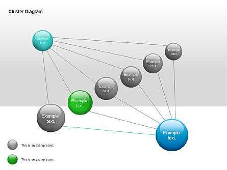 Diagrama del cluster, Diapositiva 11, 00038, Diagramas de árbol — PoweredTemplate.com