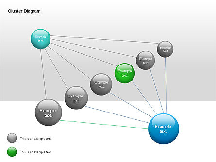 Diagrama del cluster, Diapositiva 13, 00038, Diagramas de árbol — PoweredTemplate.com