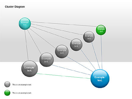 Cluster diagram, Dia 15, 00038, Boomdiagrammen — PoweredTemplate.com