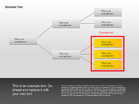 Decisão árvore gráfico, Deslizar 10, 00040, Diagramas em Árvore — PoweredTemplate.com