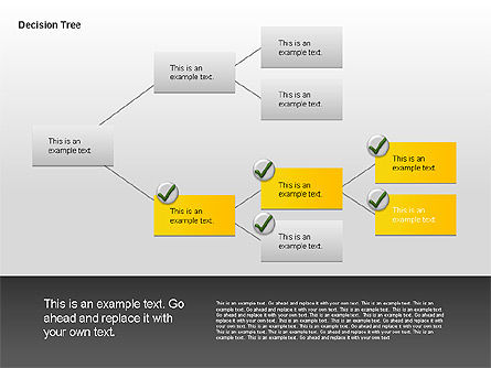 Decision Tree Chart, Slide 5, 00040, Tree Diagrams — PoweredTemplate.com