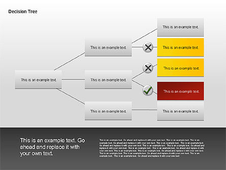 Árbol de decisiones, Diapositiva 6, 00040, Diagramas de árbol — PoweredTemplate.com
