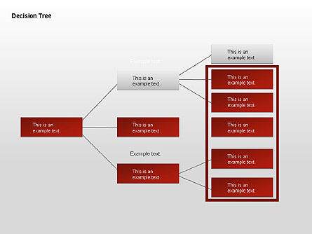Decision Tree Chart, Slide 7, 00040, Tree Diagrams — PoweredTemplate.com