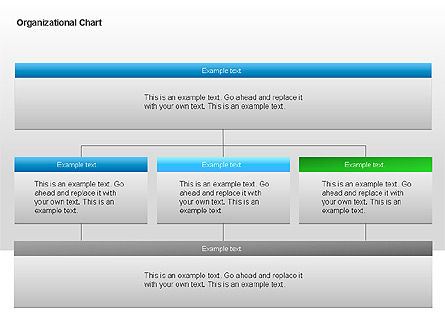 Organizational Charts with Text Boxes, Slide 5, 00045, Organizational Charts — PoweredTemplate.com