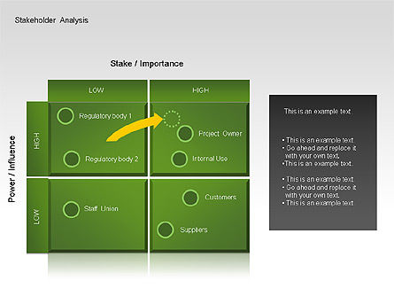 Gráficas de análisis de partes interesadas, Diapositiva 2, 00046, Modelos de negocios — PoweredTemplate.com