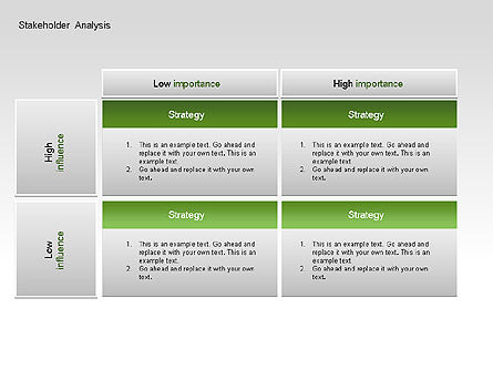 Stakeholder-Analyse-Charts, Folie 3, 00046, Business Modelle — PoweredTemplate.com