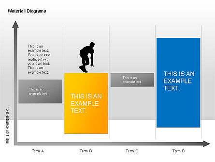 Diagramas de Cascada, Diapositiva 2, 00048, Modelos de negocios — PoweredTemplate.com