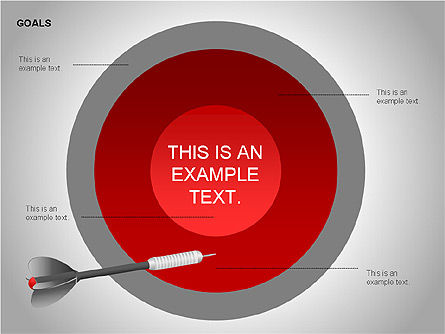 Diagrama de metas, Diapositiva 10, 00053, Gráficos — PoweredTemplate.com