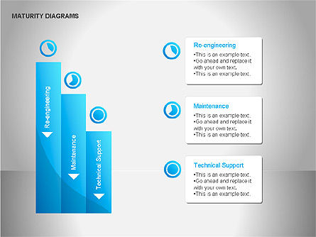 Diagramas de madurez coloridos, Diapositiva 8, 00056, Diagramas de la etapa — PoweredTemplate.com