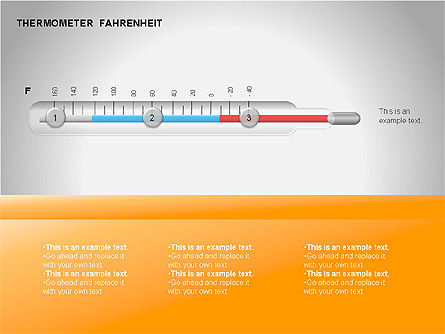 Thermometer Charts, Slide 15, 00058, Timelines & Calendars — PoweredTemplate.com
