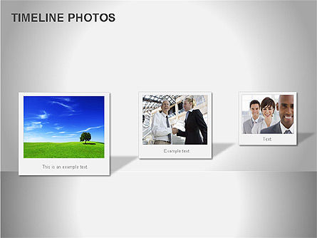 Diagramme des photos de la chronologie, Diapositive 9, 00061, Timelines & Calendars — PoweredTemplate.com