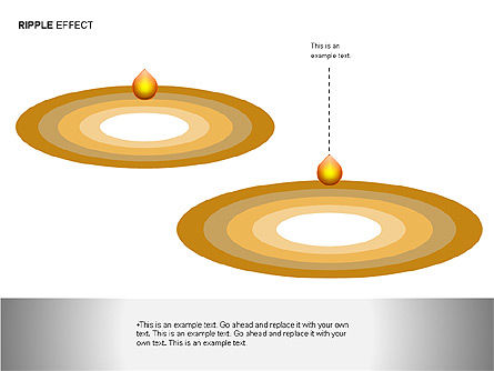 Diagramas de efecto ondulado, Diapositiva 7, 00062, Diagramas de proceso — PoweredTemplate.com