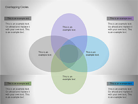 Overlapping Circles Diagrams, Slide 11, 00064, Business Models — PoweredTemplate.com