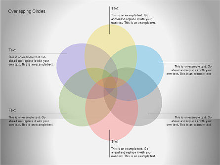 Overlapping Circles Diagrams, Slide 13, 00064, Business Models — PoweredTemplate.com